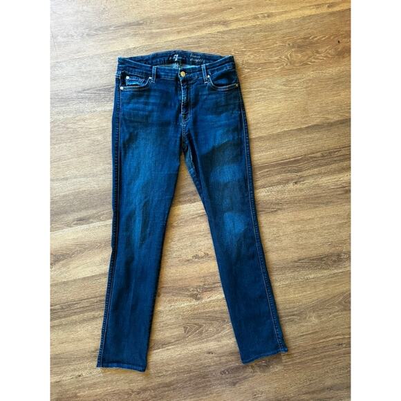 7 For All Mankind Kimmie Straight Leg Jean Women Size 31 - Picture 1 of 6